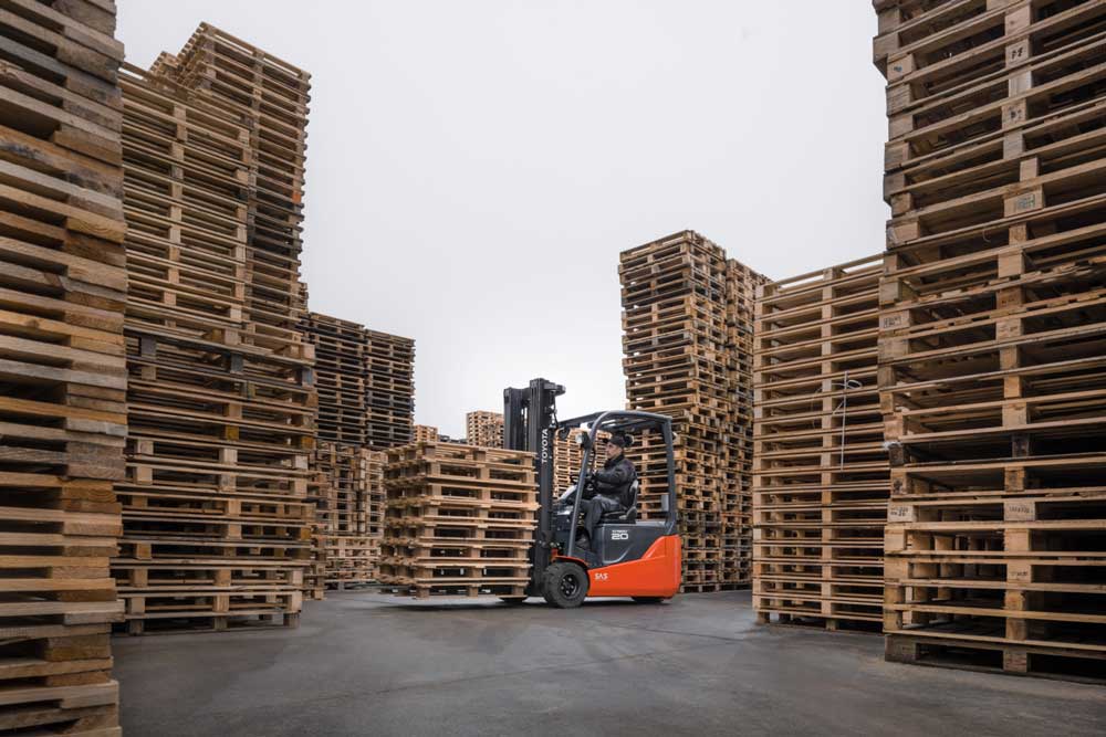 Proceso de pallets